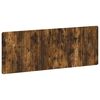 vidaXL Wall-Mounted Headboard ZWOLLE Smoked Oak Engineered Wood
