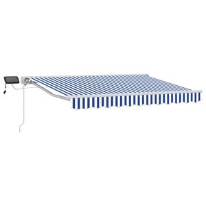 vidaXL Blue and White 2.5 x 2 m Polyester with PU coating