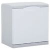 vidaXL Waste Separation Bin White 20 L 40x30x40 cm