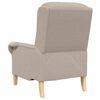 vidaXL Armchair Light grey 76 x 94 x 102 cm Sharpa Fabric