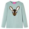 Kids' T-shirt with Long Sleeves Medium Mint 116