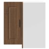 vidaXL Kitchen Wall Corner Cabinet "Porto" Brown Oak Engineered Wood