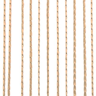 vidaXL String Curtains 2 pcs 100x250 cm Beige