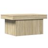 vidaXL Coffee Table Sonoma Oak 80x55x40 cm Engineered Wood