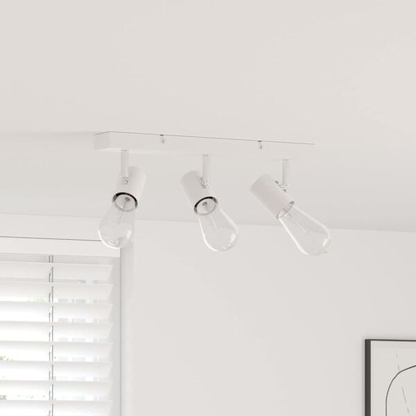 vidaXL Ceiling Spotlight White 38 x 6.5 x 11.5 cm Metal