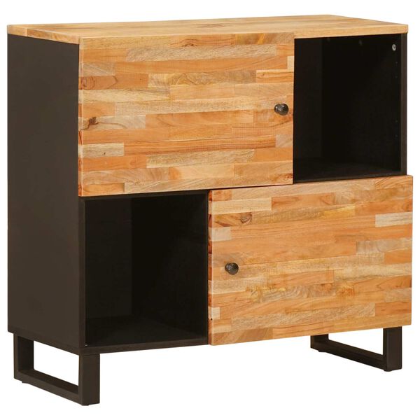 vidaXL Side Cabinet Brown 80 x 33 x 75 cm Solid Mango Wood