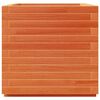 vidaXL Garden Planter Wax Brown 50x50x49.5 cm Solid Wood Pine