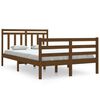 vidaXL Bed Frame without Mattress Honey Brown 120x190 cm Small Double Solid Wood