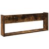vidaXL Magazine Rack 2 pcs Smoked Oak 80 x 12 x 30 cm Engineered Wood