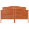 vidaXL Bed Frame without Mattress Wax Brown 140x200 cm Solid Wood Pine