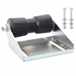 vidaXL Boat Trailer Roller with Bracket 20.3 cm Galvanised Steel