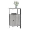 vidaXL Bedside Cabinets 2 pcs Grey Sonoma 41x31x80 cm Engineered Wood