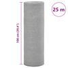 vidaXL Privacy Net Light Grey 1x25 m HDPE 195 g/m&sup2;