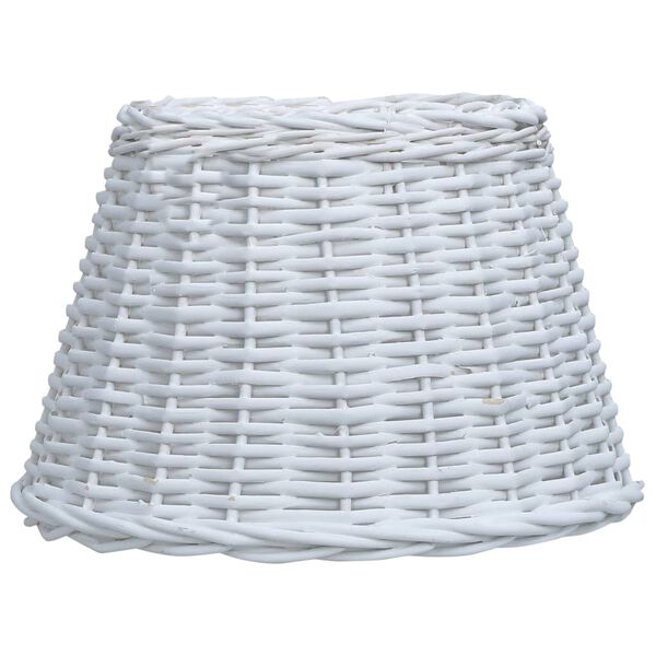 vidaXL Lamp Shade Wicker 38x23 cm White