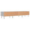 vidaXL TV Cabinet Concrete Grey 150x36x30 cm Engineered Wood