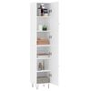 vidaXL Highboard White 34.5x34x180 cm Engineered Wood