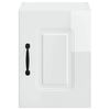vidaXL Kitchen Cabinet Kalmar 2 pcs High Gloss White 30 x 31 x 40 cm