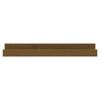 vidaXL Wall Shelves 2 pcs Honey Brown 80x12x9 cm Solid Wood Pine