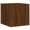 vidaXL 6 Piece TV Wall Units with LED Brown Oak Engineered Wood