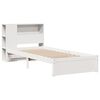 vidaXL Bookcase Bed without Mattress White 90x190cm Single Solid Wood Pine