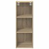 vidaXL Hanging Cabinet Sonoma Oak 30 x 29.5 x 80 cm Engineered Wood