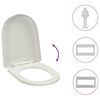 White Soft-close Toilet Seat Square