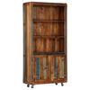 vidaXL Highboard 90x35x183 cm Solid Reclaimed Wood