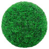 vidaXL Artificial Boxwood Balls with LED Lights 2 pcs Green 27 cm