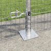 vidaXL Fence Post Silver 10 x 1 m (25 x 25 mm mesh) Steel