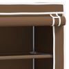 vidaXL 2-Tier Storage Rack over Toilet Brown 56x30x170 cm Iron