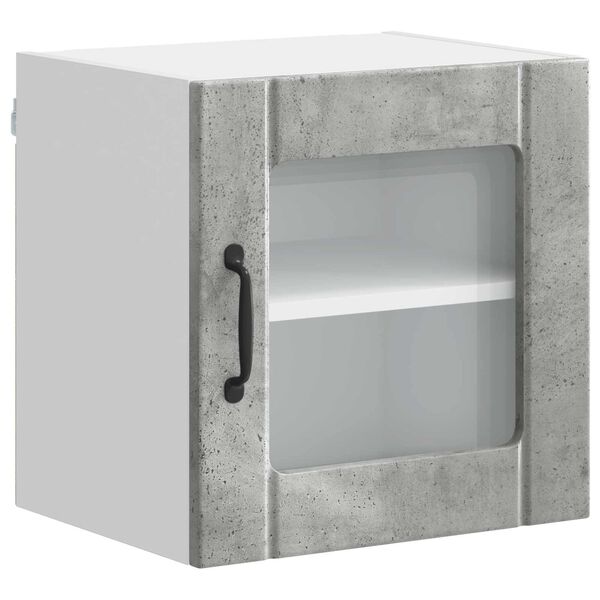 vidaXL Dishwasher Panel Lucca Concrete Grey 40 x 31 x 40 cm