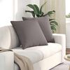 vidaXL Sofa Pillows 2 pcs Taupe 80 x 80 cm Fabric
