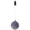 Luxform Battery LED Hanging Lamp Ball Diamonds Silver