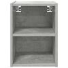 vidaXL Hanging Cabinet Concrete Grey 30 x 29.5 x 40 cm Engineered Wood