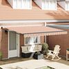 vidaXL Manual Retractable Awning Multicolour 400 x 300 cm