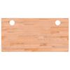 vidaXL Desk Top 110x55x2.5 cm Solid Wood Beech