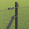 vidaXL Fence Post Grey 25 x 0.8 m (13 mm mesh) Steel and PVC