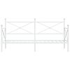 vidaXL Day Bed without Mattress White 80x200 cm Steel