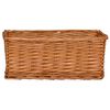 vidaXL 4 Piece Nesting Basket Set Brown Willow