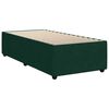 vidaXL Bed Frame without Mattress Dark Green 80x200 cm Velvet