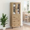 vidaXL Highboard Artisan Oak 69.5 x 34 x 180 cm Engineered Wood