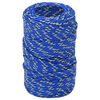 vidaXL Boat Rope Blue 2 mm 250 m Polypropylene
