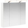 vidaXL Bathroom Mirror Cabinet White 80 x 14.5 x 70 cm Engineered wood