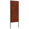 vidaXL Garden Privacy Screen Rusty 50 x 140 cm Weathering steel