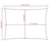 vidaXL Sunshade Sail Oxford Fabric Rectangular 2x3.5 m Beige