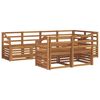 vidaXL Outdoor Sofa Set 7 pcs Natural Polyester
