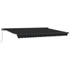 Retractable Awning Anthracite and Grey 400 x 300 cm