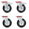 vidaXL Swivel Casters 4 pcs 160 mm