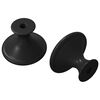 vidaXL Handle 2 pcs Black &Oslash;30 mm Aluminium