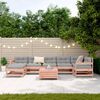 vidaXL 8 Piece Garden Sofa Set Solid Wood Douglas Fir